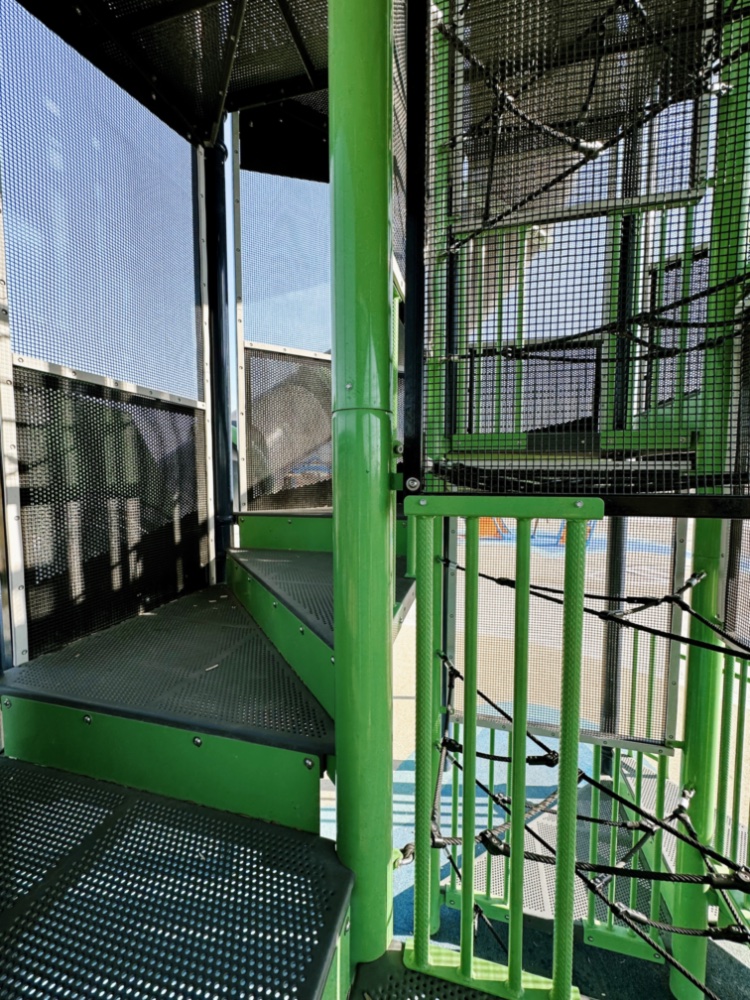 Pogadl Park-12 Close up view of Extreme Generation Tower and Centre Climb.